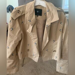 Authentic 7 For All ManKind Embroidered Jacket